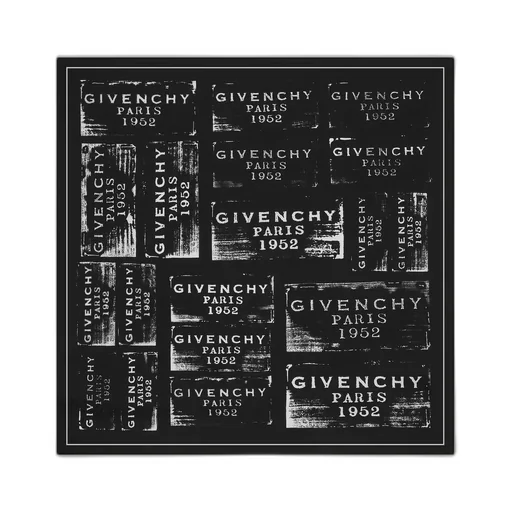 Givenchy Stamp Shawl In Silk