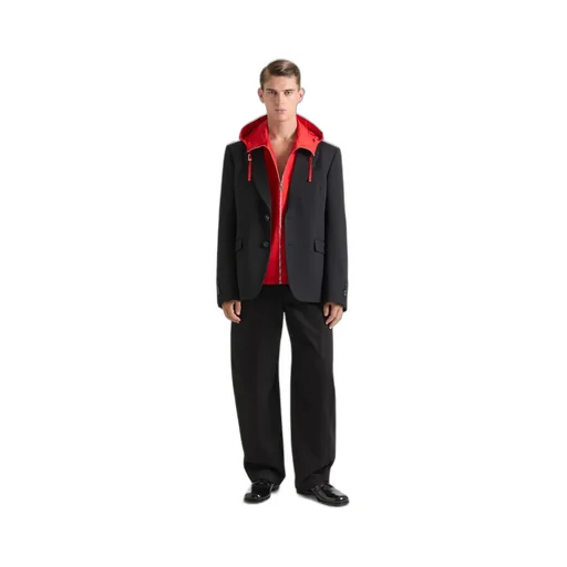 Single-Breasted Regular Jacket In Wool