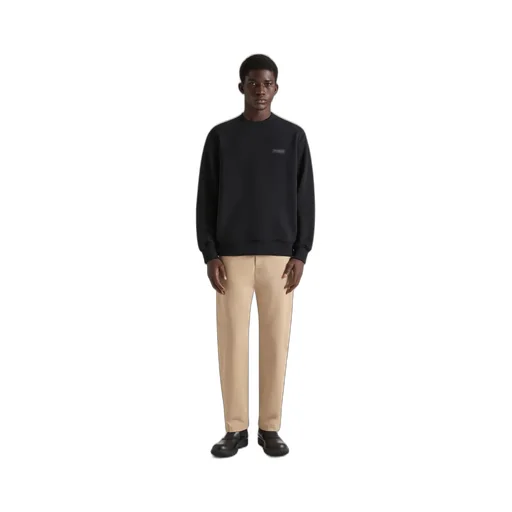 Sweatshirt In Fleece With Givenchy Paris Gros Grain