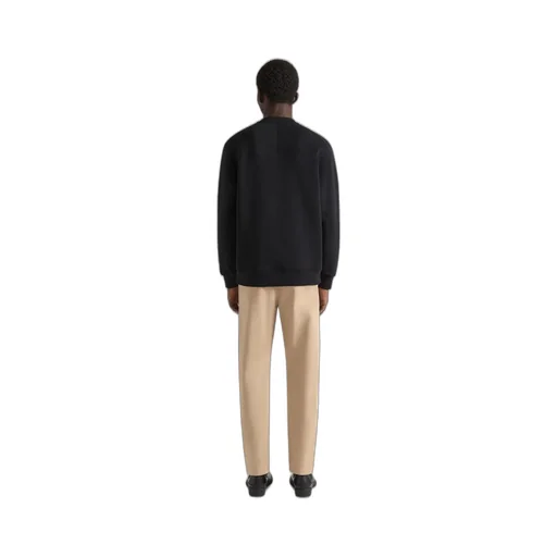 Sweatshirt In Fleece With Givenchy Paris Gros Grain
