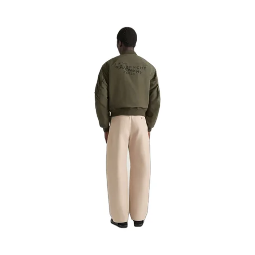 Couture Seam Trousers In Cotton With Givenchy Paris Patch