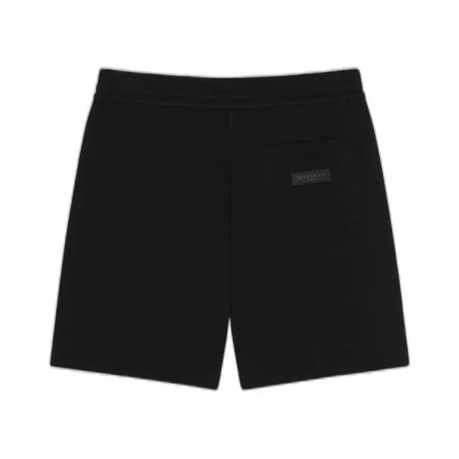Bermuda Shorts In Fleece With Givenchy Paris Gros Grain