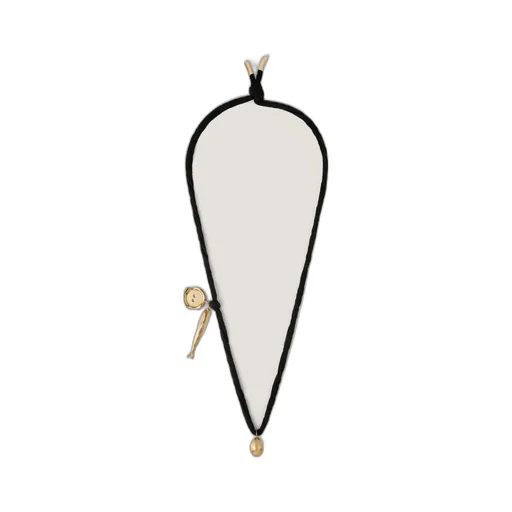 Lucky Charms Necklace In Silk And Metal