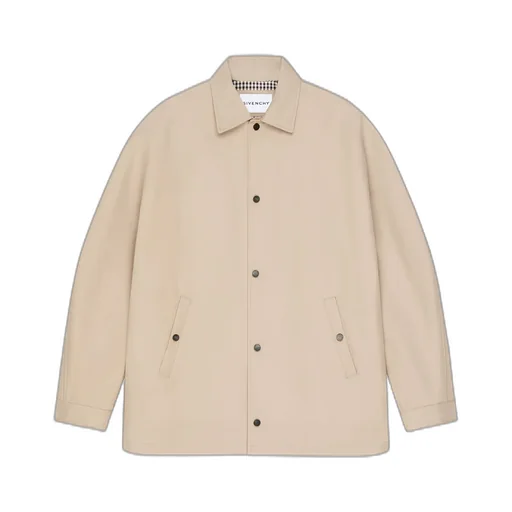 Couture Seam Jacket In Cotton With Givenchy Paris Patch