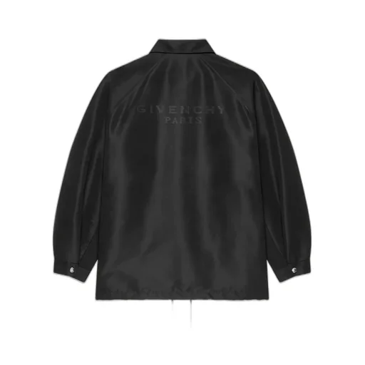 Couture Seam Polyfaille Jacket With Givenchy Paris Patch
