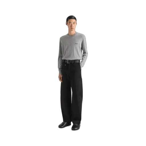 Sweater In Wool And Cashmere Embroidered Givenchy Paris