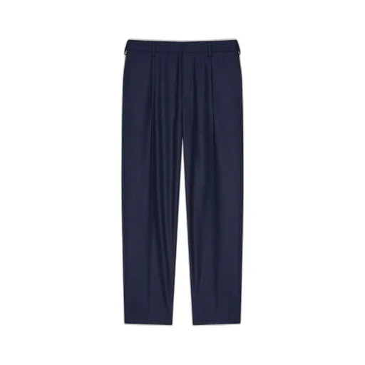 Relaxed Fit Trousers In Flannel