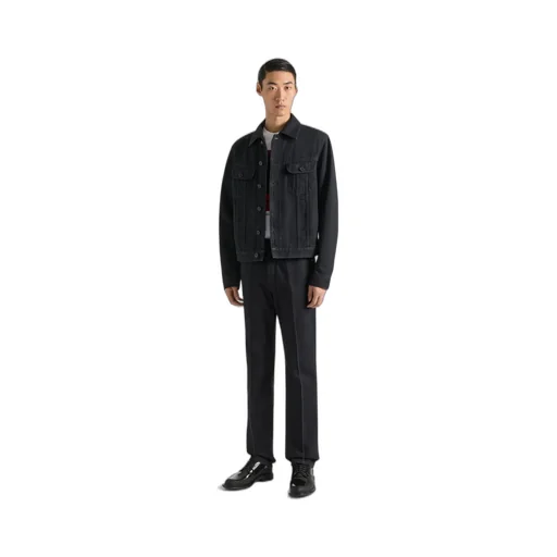 Jacket In Black Denim