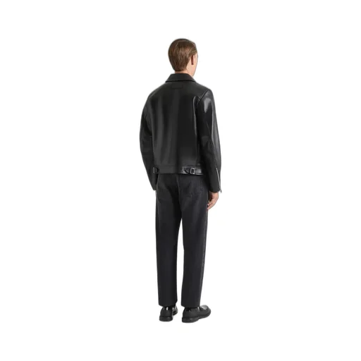 Couture Seam Straight Fit Shadow Washed Jeans