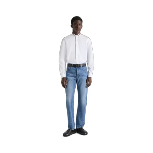 Couture Seam Straight Fit Shadow Washed Jeans