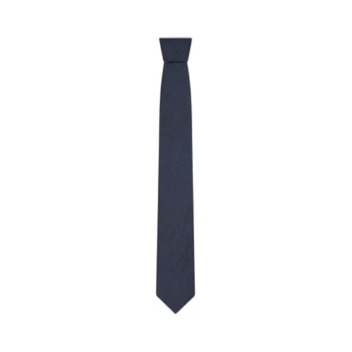 Striped Tie In Silk Jacquard