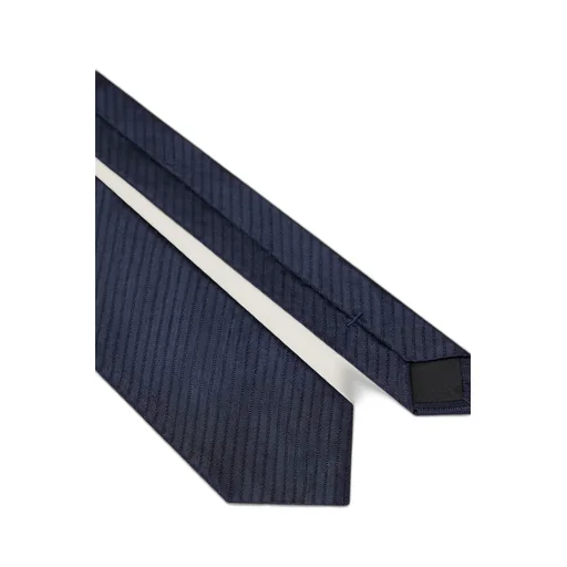 Striped Tie In Silk Jacquard