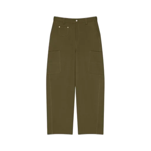 Couture Seam Trousers In Cotton Embroidered Givenchy Paris