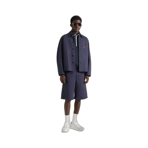 Couture Seam Jacket In Denim Embroidered Givenchy Paris