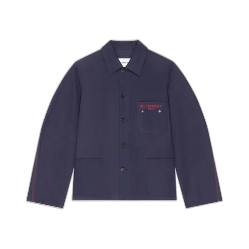Couture Seam Jacket In Denim Embroidered Givenchy Paris