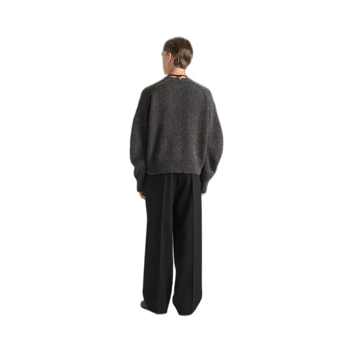 Couture Seam Sweater In Alpaca And Yak Wool