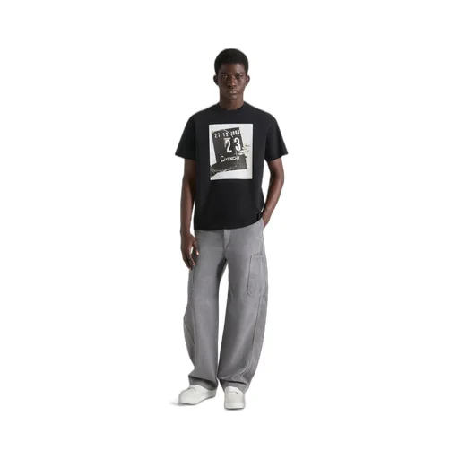 T-Shirt In Cotton With Clapperboard Print