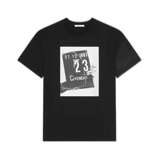 T-Shirt In Cotton With Clapperboard Print