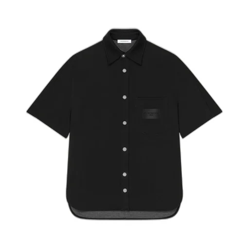 Shirt In Scuba With Givenchy Paris Patch