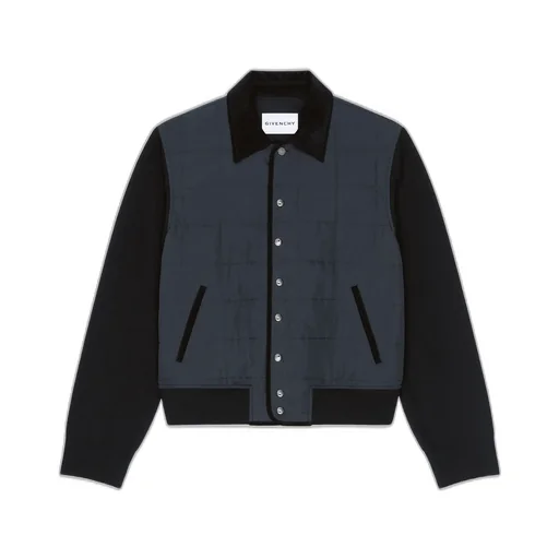 Quilted Blouson With Givenchy Paris Patch