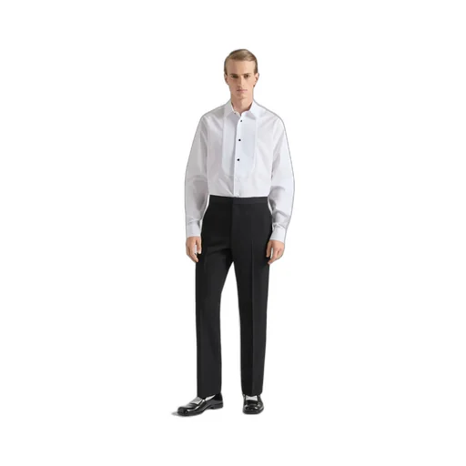 Tuxedo Shirt In Cotton Poplin