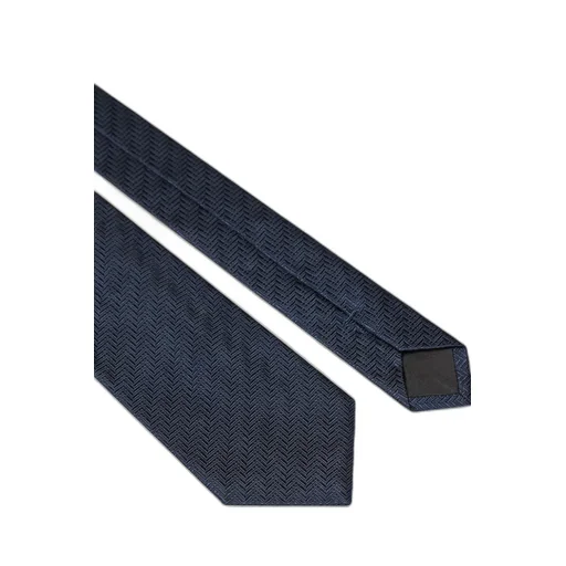 Tie In Silk Jacquard Herringbone