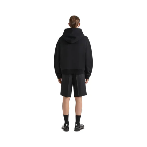 Couture Seam Zipped Hoodie In Scuba