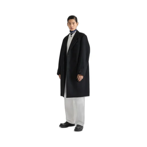 Tailored Coat In Wool Cashmere