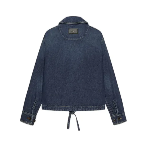 Smock Jacket In Raw Denim