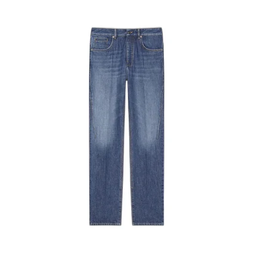 Washed Straight Leg Jeans