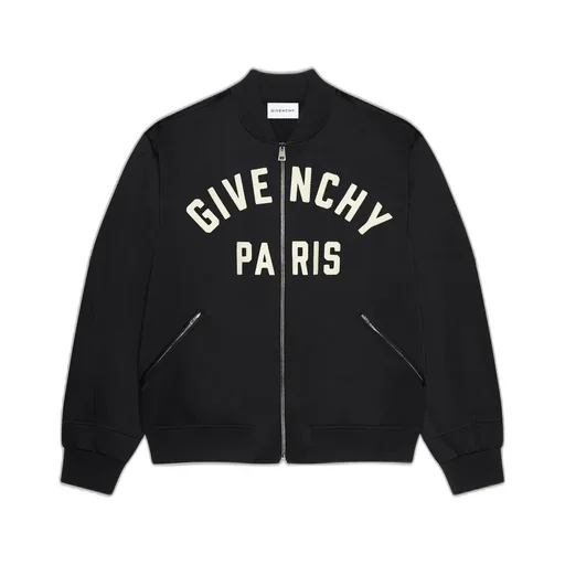 Couture Seam Bomber In Satin Embroidered Givenchy Paris