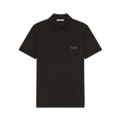 Polo In Cotton With Givenchy Paris Gros Grain
