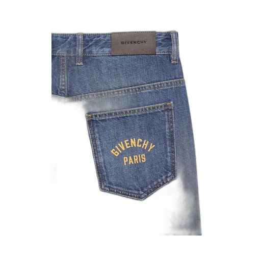 Washed Straight Leg Jeans