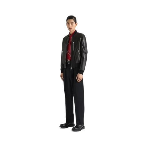 Aviator Jacket In Leather