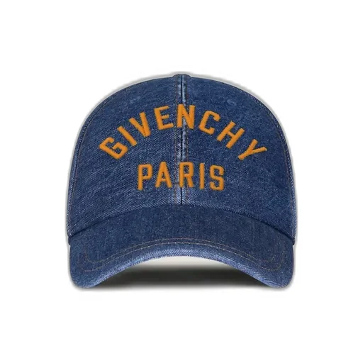 Givenchy Embroidered Cap In Denim