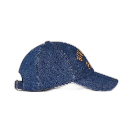 Givenchy Embroidered Cap In Denim