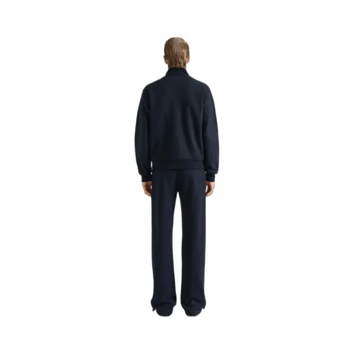 Zipped Sweatshirt In Wool Cashmere With Givenchy Patch