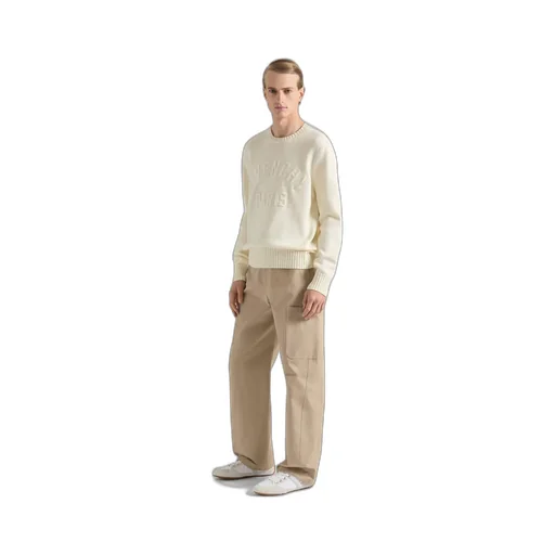 Sweater In Cotton Knit With Givenchy Paris Embroidery