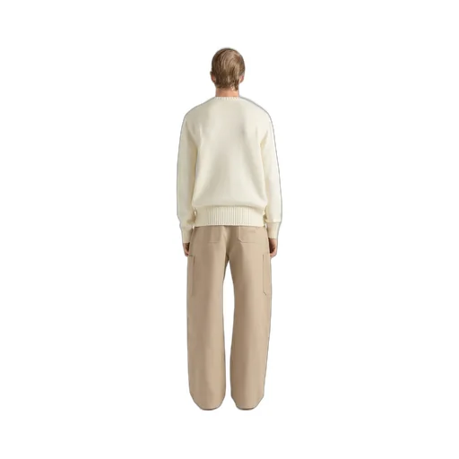 Sweater In Cotton Knit With Givenchy Paris Embroidery