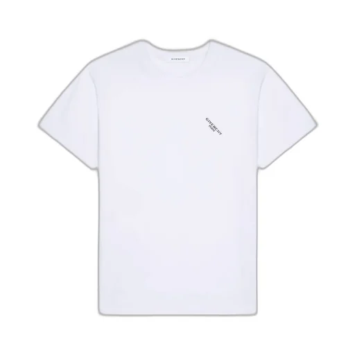 T-Shirt In Cotton With Givenchy Shadow Print