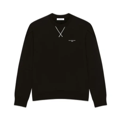 Couture Seam Sweatshirt In Fleece With Givenchy Paris