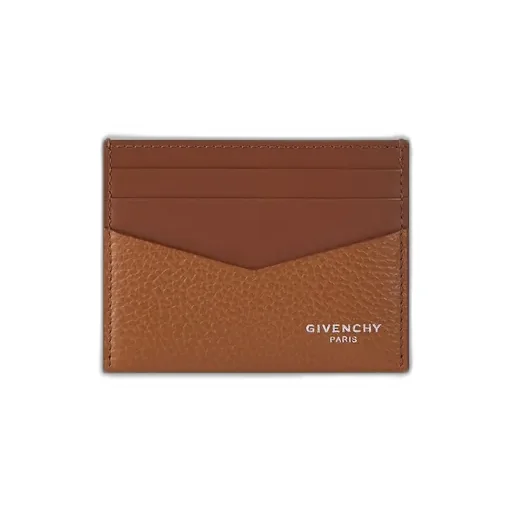 Card Holder In Grained Leather