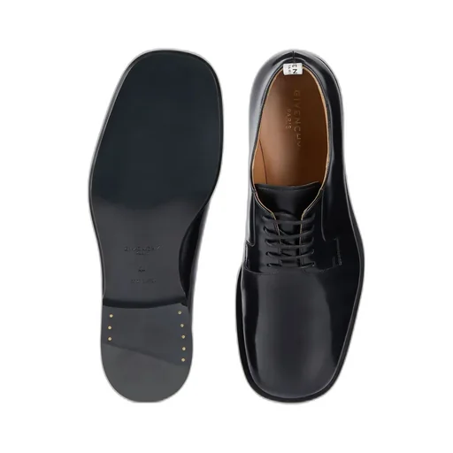 Tux Derbies In Brushed Leather
