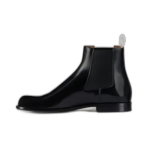 Tux Chelsea Boots In Brushed Leather