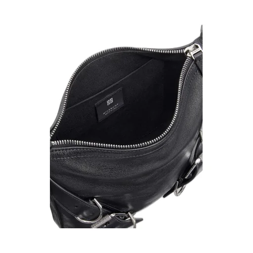 Small Voyou Crossbody Bag In Grained Leather