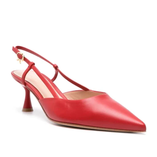 Gianvito Rossi Ascent Pointed-Toe Slingback Pumps