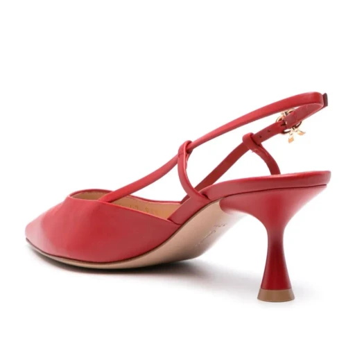 Gianvito Rossi Ascent Pointed-Toe Slingback Pumps