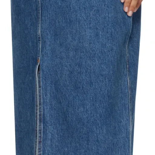 Khaite Genevieve Denim Skirt