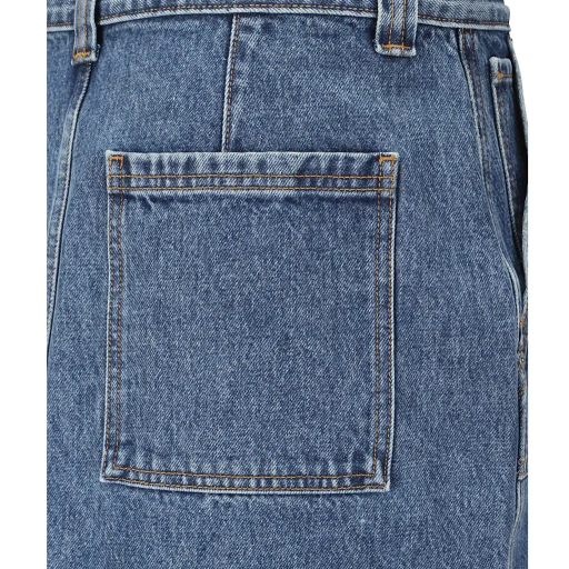 Khaite Genevieve Denim Skirt