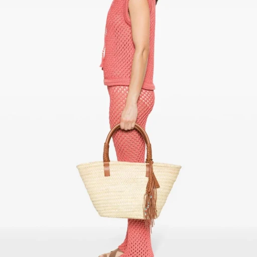 Alanui Icon Palm Leaf Big Tote Bag